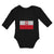 Long Sleeve Bodysuit Baby Flag of Poland Polska United States Boy & Girl Clothes - Cute Rascals