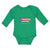 Long Sleeve Bodysuit Baby Flag of Puerto Rico Usa Boy & Girl Clothes Cotton - Cute Rascals