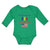 Long Sleeve Bodysuit Baby American National Flag of Romanian and Usa Cotton - Cute Rascals