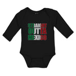 Long Sleeve Bodysuit Baby Flag of Mexico Boy & Girl Clothes Cotton - Cute Rascals