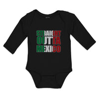 Long Sleeve Bodysuit Baby Flag of Mexico Boy & Girl Clothes Cotton - Cute Rascals