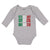 Long Sleeve Bodysuit Baby Flag of Mexico Boy & Girl Clothes Cotton - Cute Rascals