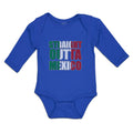 Long Sleeve Bodysuit Baby Flag of Mexico Boy & Girl Clothes Cotton