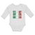 Long Sleeve Bodysuit Baby Flag of Mexico Boy & Girl Clothes Cotton - Cute Rascals
