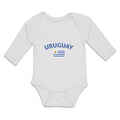 Long Sleeve Bodysuit Baby Flag of Uruguay Usa Boy & Girl Clothes Cotton