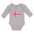 Long Sleeve Bodysuit Baby American National Flag of Uruguay Usa Cotton - Cute Rascals