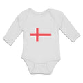 Long Sleeve Bodysuit Baby American National Flag of Uruguay Usa Cotton