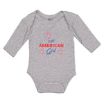 Long Sleeve Bodysuit Baby All American Girl Boy & Girl Clothes Cotton - Cute Rascals