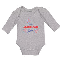 Long Sleeve Bodysuit Baby All American Girl Boy & Girl Clothes Cotton - Cute Rascals