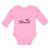 Long Sleeve Bodysuit Baby Blessed with Heart Symbol Boy & Girl Clothes Cotton - Cute Rascals