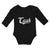 Long Sleeve Bodysuit Baby Cash Typography Words Boy & Girl Clothes Cotton - Cute Rascals