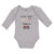 Long Sleeve Bodysuit Baby Cluck Mooo Vrooom with Farmer Tractor, Hen and Cow - Cute Rascals