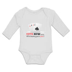 Long Sleeve Bodysuit Baby Cute Now ... (Till I'M Beating Poker) Rummy Cotton - Cute Rascals