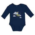 Long Sleeve Bodysuit Baby Dream Big with Clouds Boy & Girl Clothes Cotton - Cute Rascals