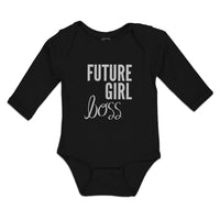 Long Sleeve Bodysuit Baby Future Girl Boss Boy & Girl Clothes Cotton - Cute Rascals