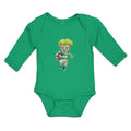 Long Sleeve Bodysuit Baby Boy with Rugby Ball Sport Running Boy & Girl Clothes
