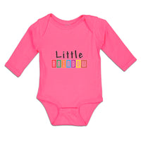 Long Sleeve Bodysuit Baby Little Rainbow Colours Boy & Girl Clothes Cotton