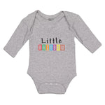 Long Sleeve Bodysuit Baby Little Rainbow Colours Boy & Girl Clothes Cotton