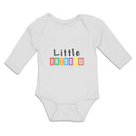 Long Sleeve Bodysuit Baby Little Rainbow Colours Boy & Girl Clothes Cotton