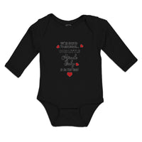 Long Sleeve Bodysuit Baby We'Re Excited Announce Miracle Baby Way! Cotton