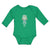 Long Sleeve Bodysuit Baby Beautiful Girl in Flower Wreath with Eyes Closed - Cute Rascals
