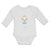 Long Sleeve Bodysuit Baby Beautiful Girl in Flower Wreath with Eyes Closed - Cute Rascals