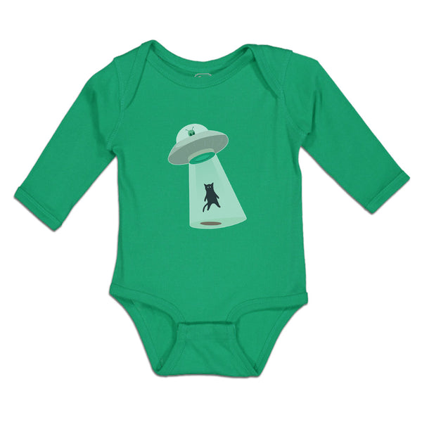 Long Sleeve Bodysuit Baby Alien Attacking Outer Space Boy & Girl Clothes Cotton - Cute Rascals