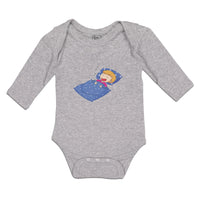 Long Sleeve Bodysuit Baby Boy Snoring While Sleeping Boy & Girl Clothes Cotton - Cute Rascals