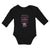 Long Sleeve Bodysuit Baby Owl Always Love You! Bird with Little Pink Hearts