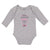 Long Sleeve Bodysuit Baby Owl Always Love You! Bird with Little Pink Hearts