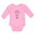 Long Sleeve Bodysuit Baby Owl Always Love You! Bird with Little Pink Hearts