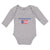 Long Sleeve Bodysuit Baby American National Flag of Puerto Rico Usa Cotton - Cute Rascals