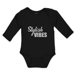 Long Sleeve Bodysuit Baby Stylish Vibes Boy & Girl Clothes Cotton