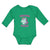 Long Sleeve Bodysuit Baby Magical Colorful Unicorn Squad with Eyes Closed Cotton