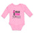 Long Sleeve Bodysuit Baby Wear Pink for Someone Special Breast Cancer Awareness