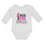Long Sleeve Bodysuit Baby Wear Pink for Someone Special Breast Cancer Awareness