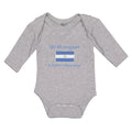 Long Sleeve Bodysuit Baby Nicaraguan Is Better than None National Flag Usa