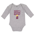 Long Sleeve Bodysuit Baby Daddy's Brewing Buddy Boy & Girl Clothes Cotton
