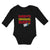Long Sleeve Bodysuit Baby Daddy's Drinking Buddy with Baby's Feeding Bottle - Cute Rascals