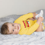 Long Sleeve Bodysuit Baby Daddy's Drinking Buddy with Baby's Feeding Bottle - Cute Rascals