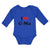 Long Sleeve Bodysuit Baby I Love Heart Symbol G-Ma Boy & Girl Clothes Cotton