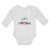 Long Sleeve Bodysuit Baby I Love Cows with Heart Domestic Animal Cotton
