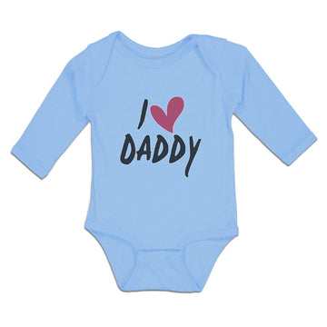 Long Sleeve Bodysuit Baby I Love Daddy Boy & Girl Clothes Cotton
