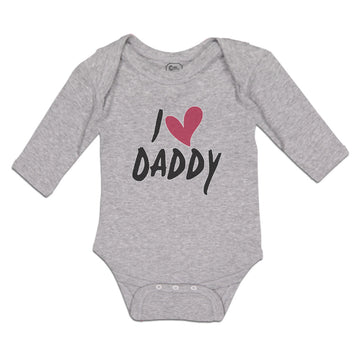 Long Sleeve Bodysuit Baby I Love Daddy Boy & Girl Clothes Cotton