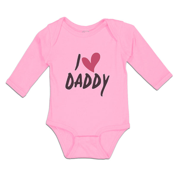 Long Sleeve Bodysuit Baby I Love Daddy Boy & Girl Clothes Cotton