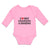 Long Sleeve Bodysuit Baby I Love My Grandpa & Grandma Boy & Girl Clothes Cotton