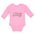 Long Sleeve Bodysuit Baby I Love My Granny with Hand Print Boy & Girl Clothes