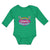 Long Sleeve Bodysuit Baby Love Mamaw Colourful Rainbow Outline Hearts Cotton