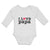 Long Sleeve Bodysuit Baby I Love Papa Boy & Girl Clothes Cotton