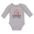 Long Sleeve Bodysuit Baby I'M 1 with Patter Arrow Boy & Girl Clothes Cotton